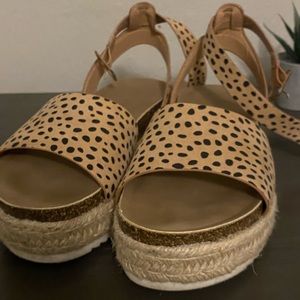 Leopard Sandals